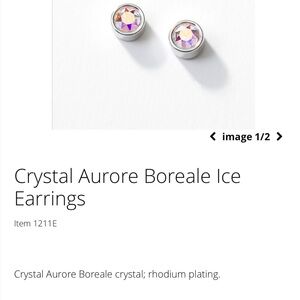 Crystal Aurore Boreale Ice Earrings